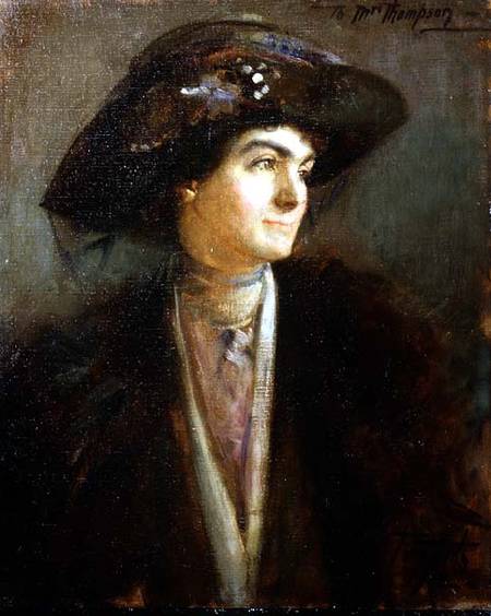 Bust Portrait of Mabel Persis von Thomas William Roberts