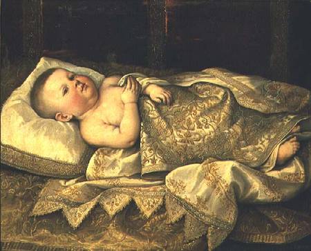 Portrait of Prince Leopold de' Medici as a Baby von Tiberio di Tito