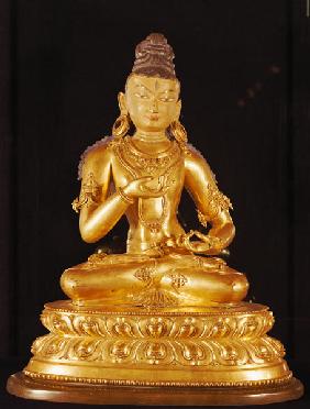 Adibuddha Vajrasattva seated in meditation 15th-16th
