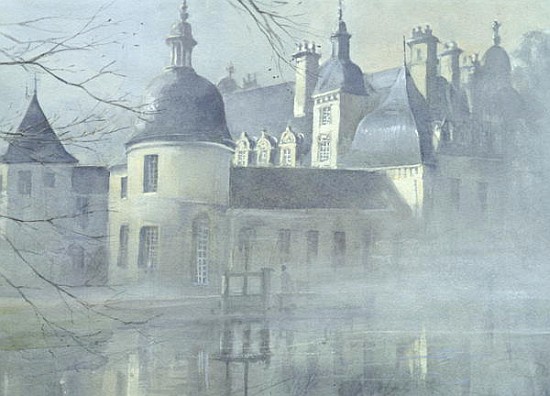 Chateau Tanlay, Tonnere, Burgundy (w/c on paper)  von Tim  Scott Bolton