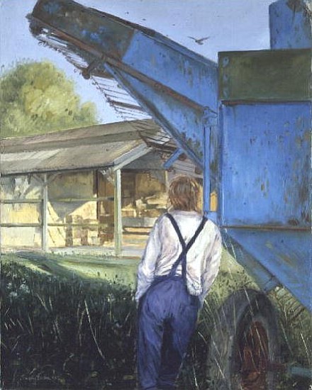 Blue Beet, 1987 (oil on canvas)  von Timothy  Easton