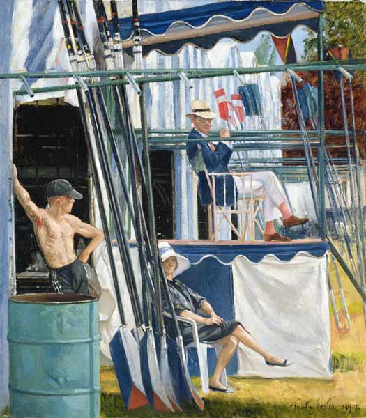 The Crows Nest, Henley, 1995-96 (oil on canvas)  von Timothy  Easton