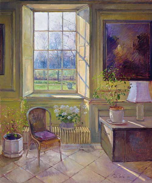 Spring Light and The Tangerine Trees, 1994 (oil on canvas) 