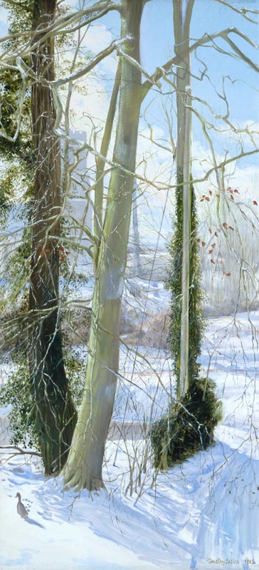Three Trees in Winter von Timothy  Easton