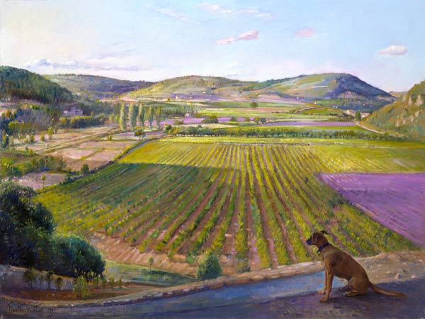 Watching from the Walls, Old Provence, 1993  von Timothy  Easton