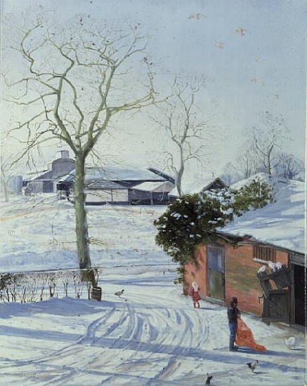 Winter Sheds  von Timothy  Easton
