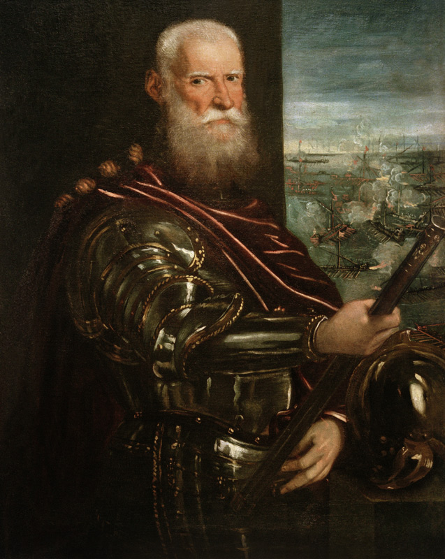 Portrait of Sebastiano Vernier (d.1578) Commander-in-Chief of the Venetian forces in the war against von Tintoretto (eigentl. Jacopo Robusti)