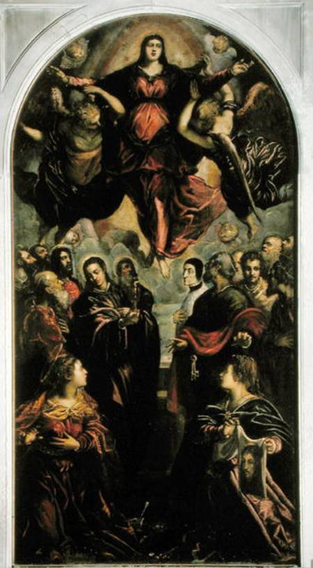 Assumption of the Virgin von Tintoretto (eigentl. Jacopo Robusti)