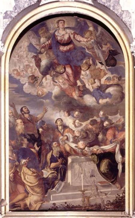 The Assumption of the Virgin von Tintoretto (eigentl. Jacopo Robusti)