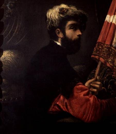 Portrait of a Man as Saint George von Tintoretto (eigentl. Jacopo Robusti)