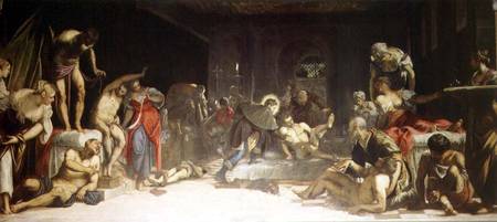 St. Roch Curing the Plague von Tintoretto (eigentl. Jacopo Robusti)