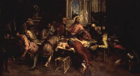 The Last Supper von Tintoretto (eigentl. Jacopo Robusti)