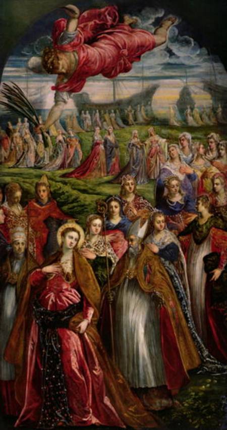 St. Ursula and the Eleven Thousand Virgins von Tintoretto (eigentl. Jacopo Robusti)
