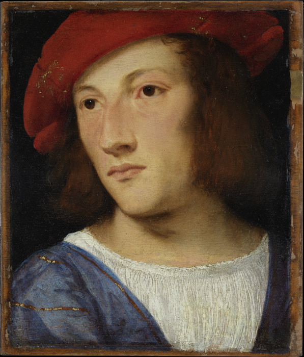 Bildnis eines jungen Mannes von Tizian