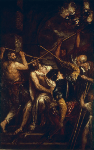 Christ crowned with Thorns / Titian von Tizian (Tiziano Vercellio/ Titian)