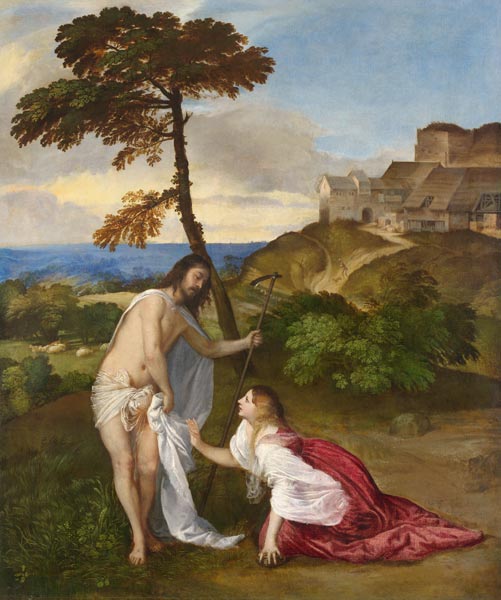 Noli me tangere von Tizian (Tiziano Vercellio/ Titian)