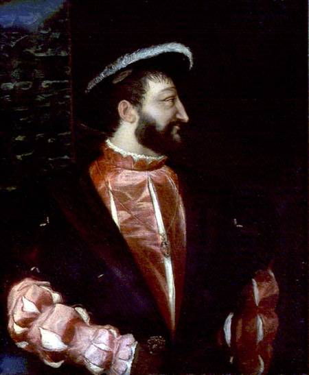 Portrait of Francis I (1494-1547) von Tizian (Tiziano Vercellio/ Titian)