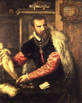Jacopo Strada (1515-88) art expert and buyer of objet d'art, working for Ferdinand I, Maximilian II 1567/68