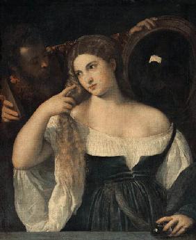 Portrait of a Woman at her Toilet 1512-15