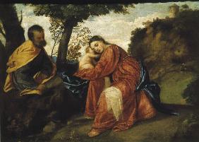 Titian / Rest on the Flight into Egypt