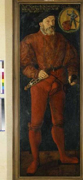 Bildnis des Zürcher Pannerherrn Jacob Schwytzer 1564