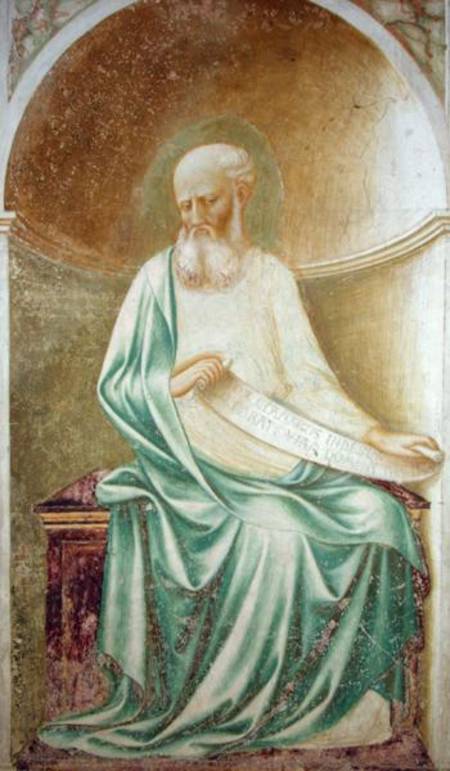 The Prophet Isaiah, from the intrados of the apse von Tommaso Masolino da Panicale