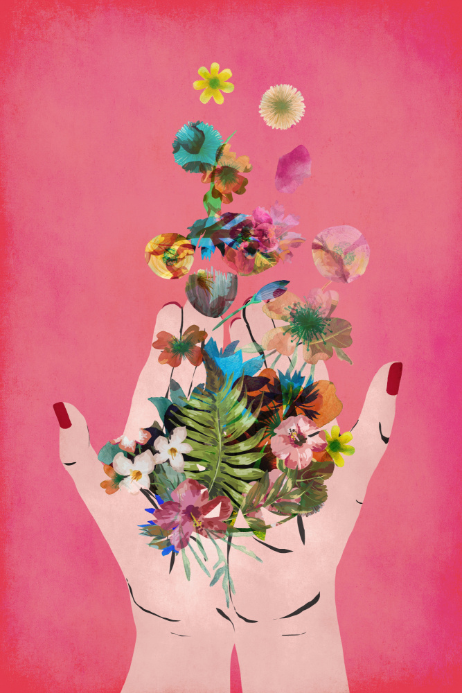 Fridas Hand`s (Rosa Version) von Treechild