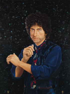 Bob Dylan (b.1946) 1991 (oil on canvas) 