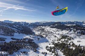 Michael Regnier Speedriding in La Clusaz