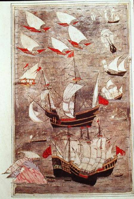 The Ottoman Fleet of Tarik-y Bayezid von Turkish School