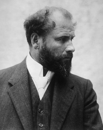 Der österreichische Maler Gustav Klimt Um 1910