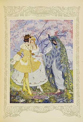 Die Fee Candide erschien dann vor ihren Augen, Illustration von "Contes du Temps Jadis" oder "Tales  1912