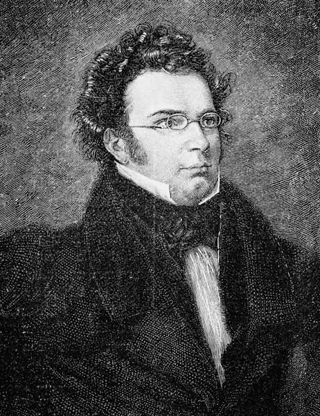 Franz Schubert (1797-1828) (Nach Aquarell von Wilhelm August Rieder) von Unbekannter Künstler
