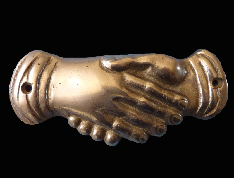 Handschlag der Freimaurer. Symbol von Unbekannter Künstler