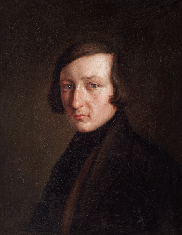 Porträt des Dichters Heinrich Heine (1797-1856) von Unbekannter Künstler