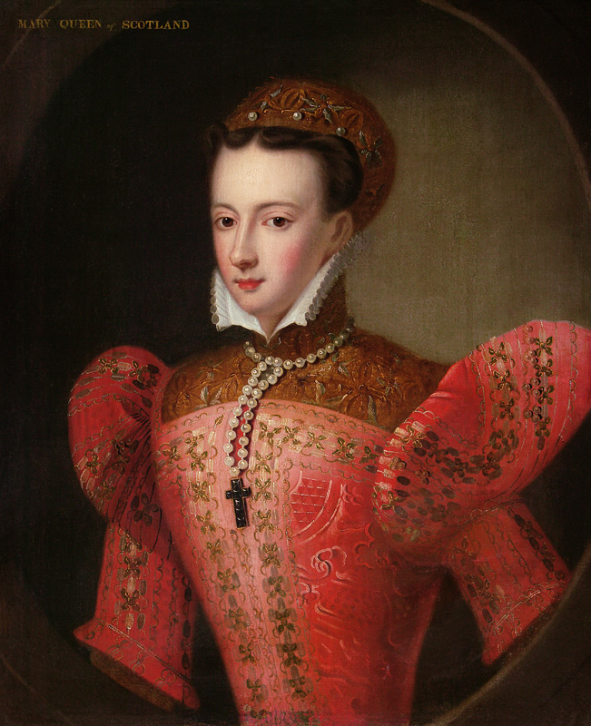 Porträt von Maria Stuart, Königin von Schottland von Unbekannter Künstler