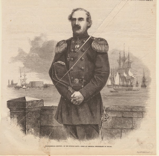 Admiral Stepan Stepanowitsch Lessowski (1816-1866) von Unbekannter Künstler