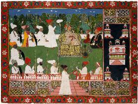 Ajit Singh reg. 1679-1724 , Maharadscha von Marwar Jodhpur
