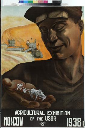 All-Unions-Landwirtschaftsausstellung (Plakat der Firma Intourist) 1938
