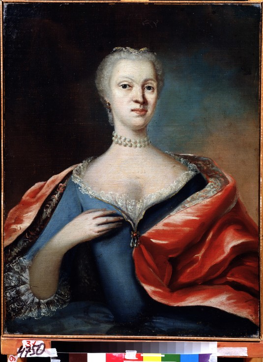 Bildnis Charlotte Christine, Prinzessin von Braunschweig-Wolfenbüttel, Zarewna von Russland (1694-17 von Unbekannter Künstler
