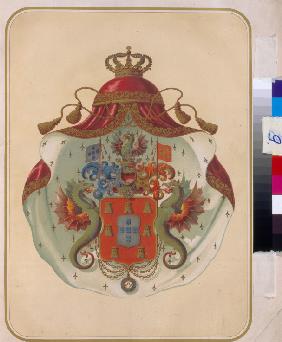 Das Wappen der Großloge der Freimaurer von Mecklenburg