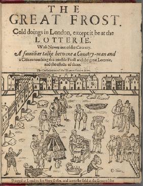 Der große Frost in London 1608