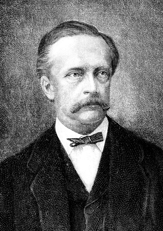 Deutscher Physiologe und Physiker Hermann von Helmholtz (1821-1894) von Unbekannter Künstler