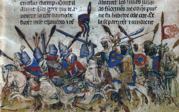 Die Belagerung von Antiochia während des Ersten Kreuzzugs von Unbekannter Künstler