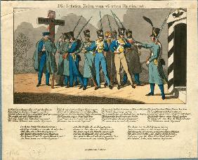 Die letzten Zehn vom vierten Regiment 1831