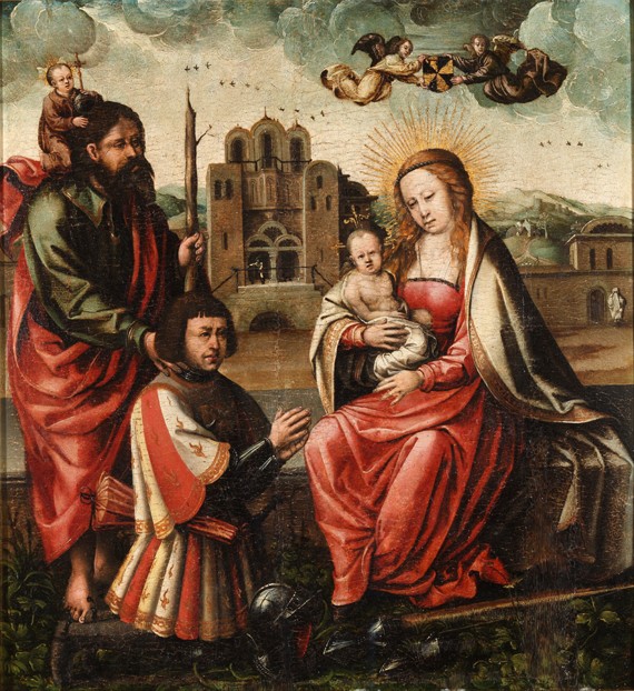 Die Madonna des Cristóbal Colón von Unbekannter Künstler