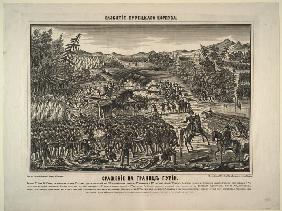 Die Schlacht bei Tscholok, an der Grenze von Gurien am 4. Juni 1854 1854