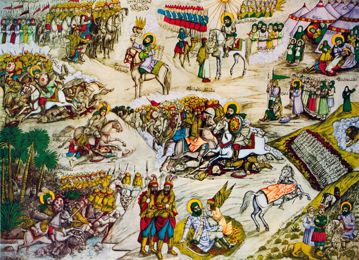Die Schlacht von Karbala von Unbekannter Künstler