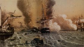 Die Seeschlacht bei Sinope am 30. November 1853