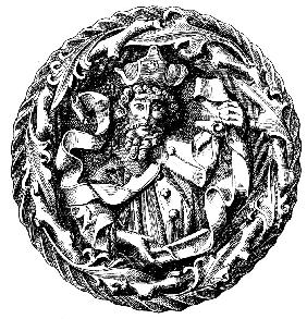 Dietrich Kagelwit (um 1300-1367), Erzbischof von Magdeburg (Illustration aus der Geschichte des Preu